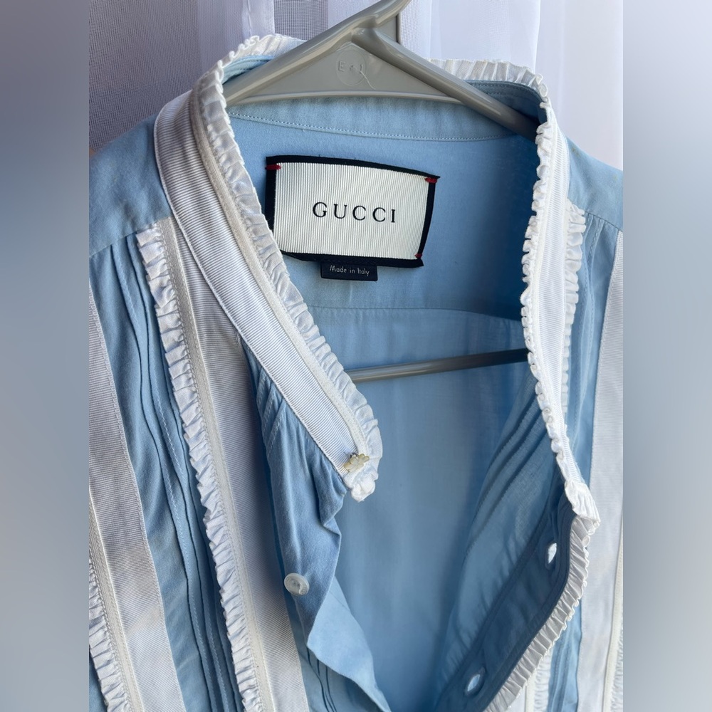 Gucci Blouse with White Trim